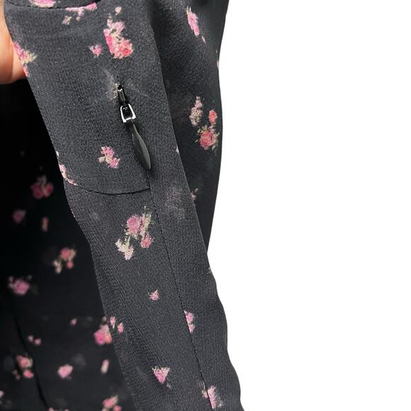 LoveShackFancy Cora Dress in Floral Black Women’s Size Small - Picture 8 of 12